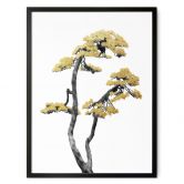 Poster Blühender Bonsai - Pflanzenposter - Amini 