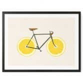 Poster Lemon Bicycle - Bodart 