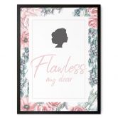 Poster Flawless my dear - inspiriert von Bridgerton 