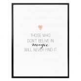 Poster Confetti & Cream - Believe in magic 