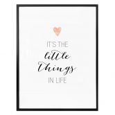 Poster Confetti & Cream - It's the little things in life 