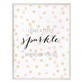 Poster Confetti & Cream - Leave a little sparkle wherever you go 