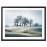 Poster Frostige Hügellandschaft - Eisenmann 