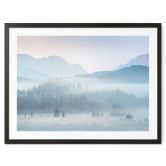 Poster Neblige Waldlandschaft im Herbst - Eisenmann 