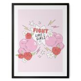Poster Fight Like Girls - Feminist Power 