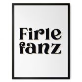 Typografie Poster Firlefanz 