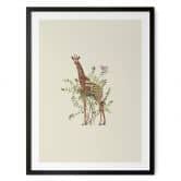 Poster Florale Giraffe - Frida Floral Studio 