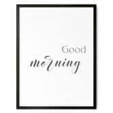 Typografie-Poster Good morning 