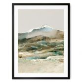 Plakat Abstrakte bjerge - Hobday 