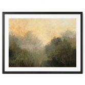 Poster Verborgenes Licht im Morgennebel - Hobday 