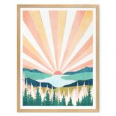 Poster SpaceFrog Designs - Retro Sommer 