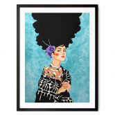 Plakat Hülya - Hibiscus in your hair 