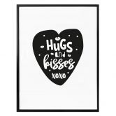 Poster Hugs and kisses 