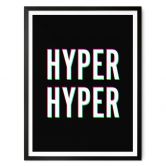 Poster Hyper Hyper - Glitch Effekt 