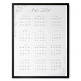 Poster Jahreskalender Hello 2026 