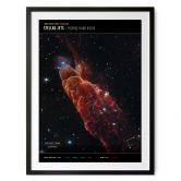 Poster James Webb Telescope - Kosmischer Wirbelsturm Herbig Haro 49/50 
