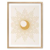 Poster Goldene Sonnenstrahlen - KsanaKalpa 