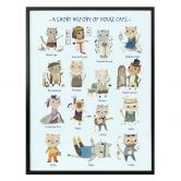 Poster Loske - History of house cats 