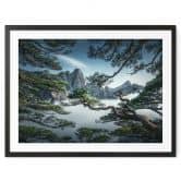 Poster Kiefernwald im Huang Shan Gebirge - NingYun Ye 