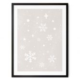 Plakat Orara Studio - Golden Snowflakes 