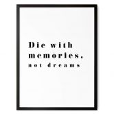 Poster 1X Studio - Die with memories 