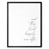 Poster ...and they lived happily ever after 