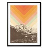 Poster Bodart - Retro Mountain Landscape 