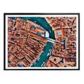 Poster Colombo - Venedig von oben 