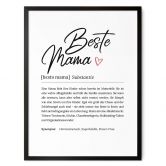 Poster Definition - Beste Mama 