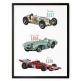 Poster Goed Blauw - Oldtimers 