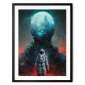 Poster Heine - Astronaute en voyage - Astro Cruise 