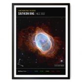 Poster James Webb Telescope - Southern Ring Compass 