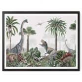Poster Kikki Belle - Les aventures des dinosaures 