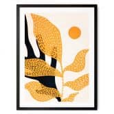 Poster Kubistika - van Gogh style Flowers 