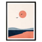 Poster Kubistika - Auf einer Reise 