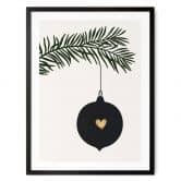 Poster Kubistika - Boule de Noel 