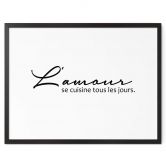 Poster L'amour se cuisine tous les jours 