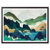 Poster SpaceFrog Designs - Dans les montagnes 