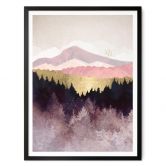 Poster SpaceFrog Designs - forêt violette 