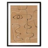 Poster Miuus Studio - Abstract Gezicht 