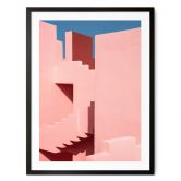 Poster Wride - La Muralla Roja - Rosa Architektur 