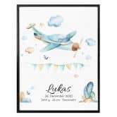 Personalisiertes Poster Kvilis - Flugzeug 