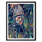 Poster Zamart - Hommage an Rembrandt - Der Mann  