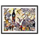 Poster Zamart - Kandinsky trifft London Big Ben 