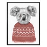 Poster Solti - Koala im Winter 