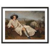 Plakat Tischbein - Goethe i den romerske campagna 