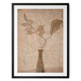 Poster Stillleben mit herbstlichen Blättern in Beige | Minimalistische Kunst - Tokarev 