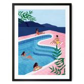 Poster Entspannen am Pool - Tomljanovic 