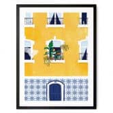 Plakat Facade af Lissabon - Tomljanovic 