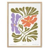 Abstrakt blomsterplakat i retrostil - Treechild 